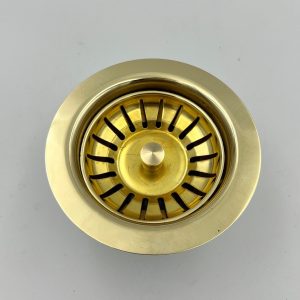 Unlacquered Brass Sink Strainer Drain Cover Basket