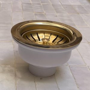 Gold Brass Kitchen Sink Strainer