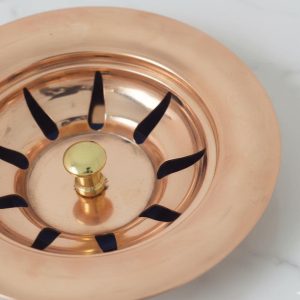 Copper Sink Strainer, Kitchen Drain Basket